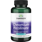 Swanson Picolinate de Chrome 200mg 200 gélules