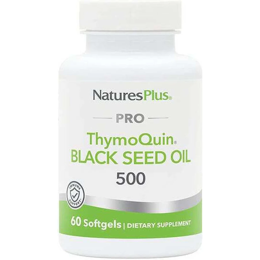 Nature's Plus Pro Thymoquin Aceite de Semillas Negras 500 mg 60 cápsulas blandas