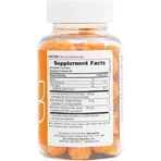 Nature's Plus Turmeric Curcumin cu ghimbir și piper negru 250mg 60 bomboane de jeleu Piersică