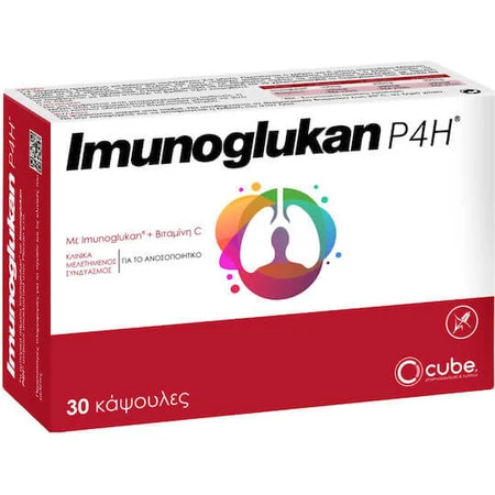 Cube Imunoglukan P4H Suplemento Inmunoestimulante 30 cáps.