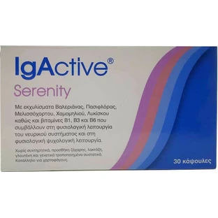 IgActive Serenity Supliment pentru Somn 30 capace