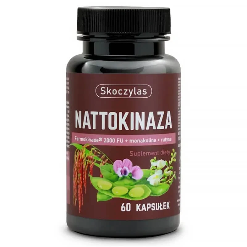 Skoczylas Nattokinase Fermokinase® 2000 FU + Monacolin + Rutin, 60 Kapseln