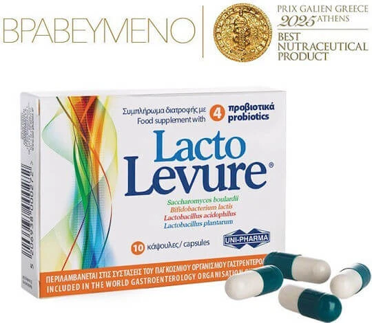 UNI-PHARMA Lacto Hefe Probiotika 10 Kapseln