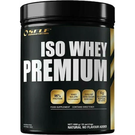 Self Omninutrition Ιso Whey Premium Proteină Din Zer Fără Gluten & Lactoză cu Aromă Natural 1kg