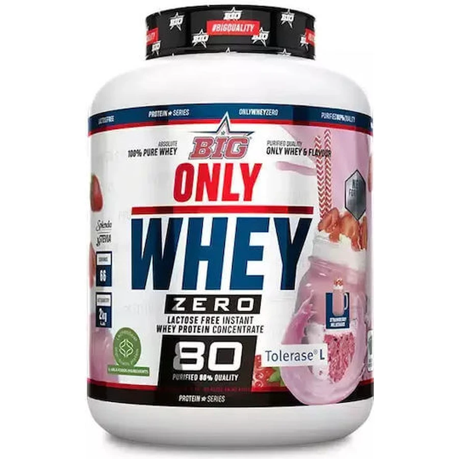 Big Only Whey Whey Protein Zero Whey Protein avec arôme de fraise 2kg