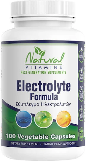 Natürliche Vitamine Elektrolyt Formel Natural - Natural 100 veget 100 Kapseln