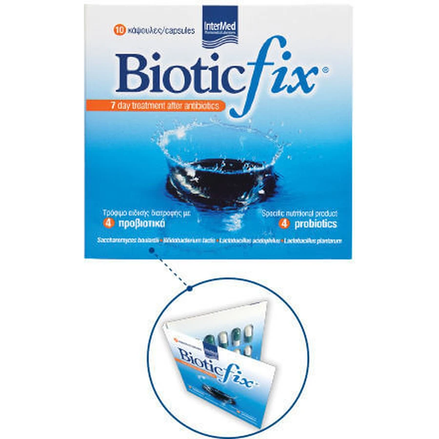 InterMed Bioticfix During & After Probiotice 10 capace