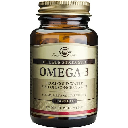 Solgar Olio di pesce Omega 3 a doppia forza 30 softgel non aromatizzati
