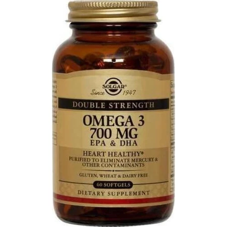 Solgar Olio di pesce Omega 3 a doppia forza 30 softgel non aromatizzati