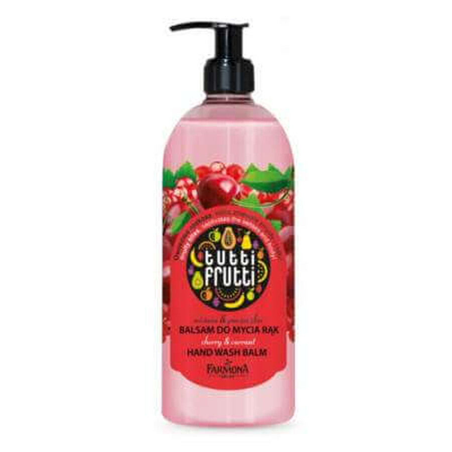 Săpun lichid cu aromă de vișine și coacăze roșii Tutti Frutti, 500 ml, Farmona