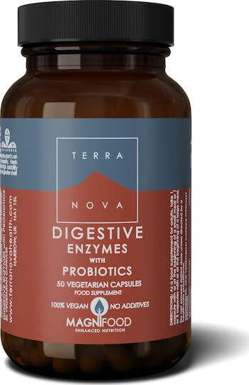 TerraNova Digestive mit Probiotika Probiotikum 50 pflanzliche Kapseln