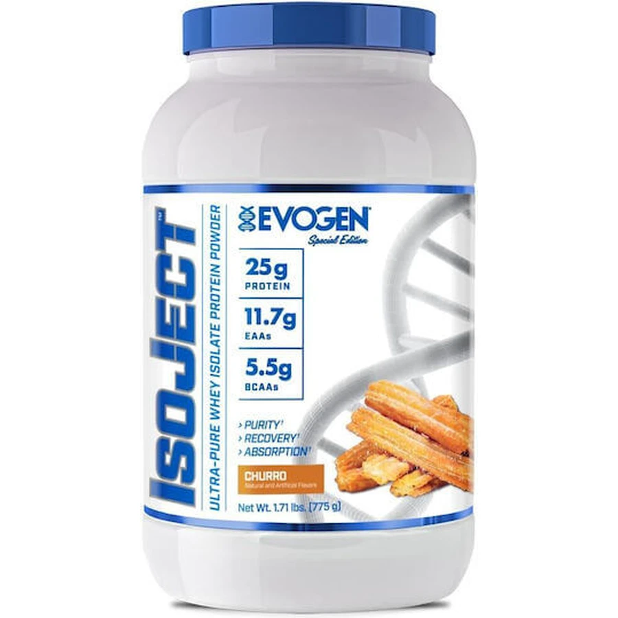 Evogen Isoject Proteine del siero del latte al gusto di fagioli di vaniglia 896gr