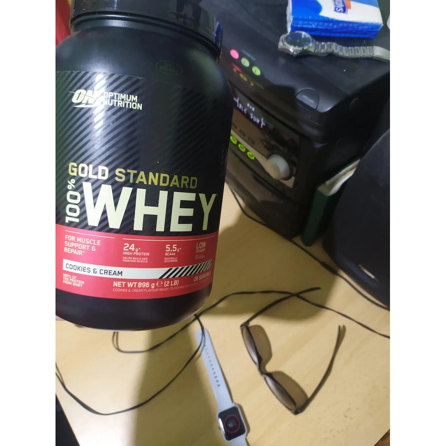 Optimum Nutrition Gold Standard 100% Whey Proteină Din Zer cu Aromă Portocală cu ciocolată 908gr