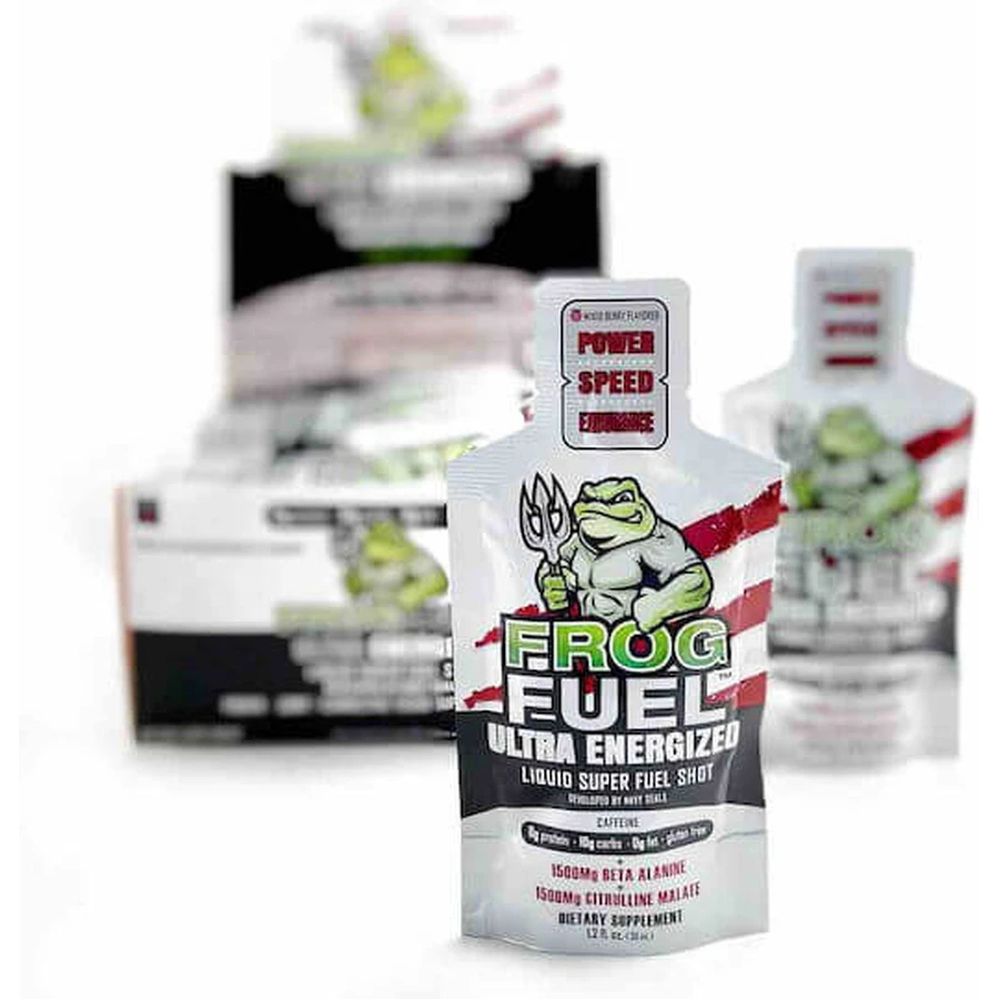 Op2 Labs Frog Fuel Ultra Energizado Sin Gluten con Sabor a Bayas 24x36ml
