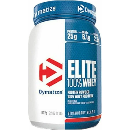 Dymatize Elite 100% Whey Proteină Din Zer Fără gluten cu Aromă Rich Chocolate 942gr
