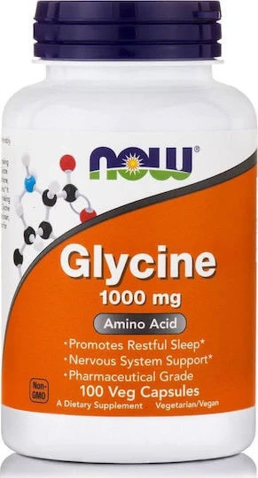 Now Foods Glycin 100 Kapseln nicht aromatisiert