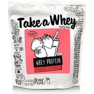 Neem een Whey Wei-eiwit met Aardbeiensmaak 908gr