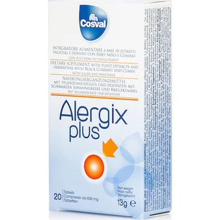 Cosval Alergix Plus Immune System Supplement 20 chewable tablets