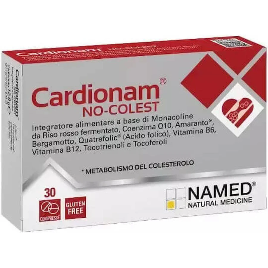 Cardionam NoColest Suplemento Dietético Especial 30 Fichas Natural - Natural