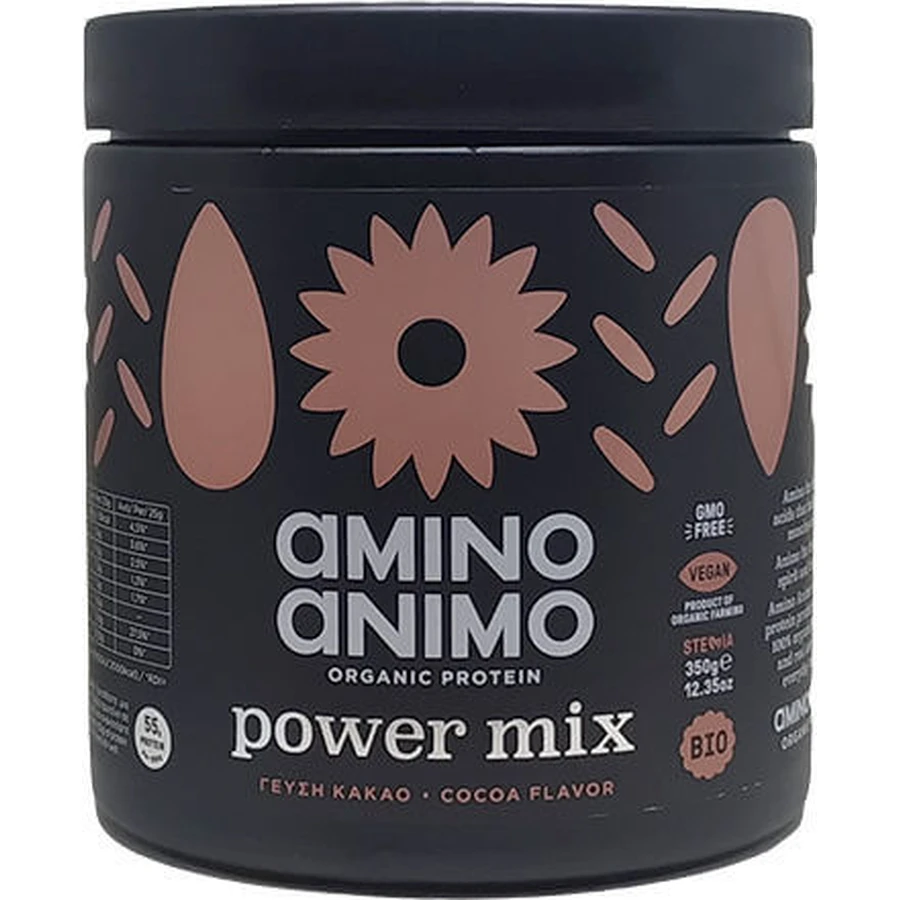 Physis Laboratory Amino Animo Power Mix Organic Fără Gluten & Lactoză cu Aromă Cacao 350gr
