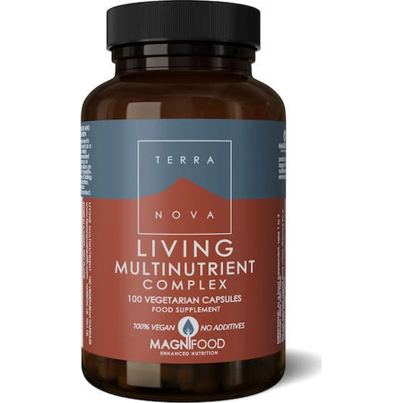 TerraNova Living Complejo Multivitamínico Energético 900mg 100 cápsulas vegetales