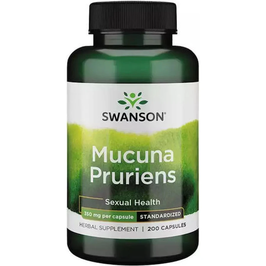Swanson Mucuna Pruriens 350mg libido- & testosteronverhogend supplement 200 capsules