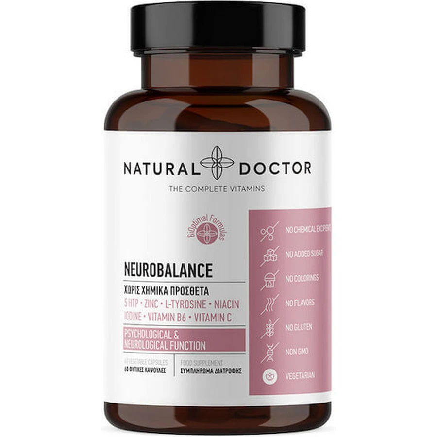 Natural Doctor Neuro Balance Supliment pentru Anxietate 60 capsule veget
