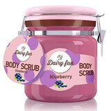 Scrub de corp cu afine Dairy Fun, 300 g, Delia Cosmetics