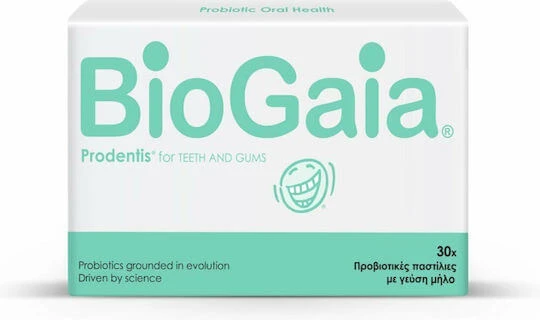 BioGaia Prodentis Für Zähne & Zahnfleisch Probiotisches Probiotikum 30 Tabletten Apfel