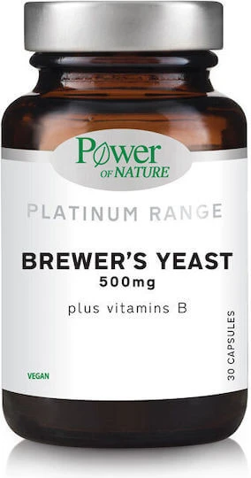 Kraft der Natur Platinum Range Bierhefe 500mg 30 Kapseln