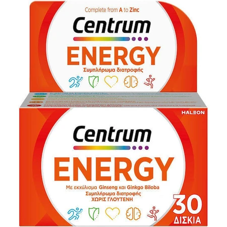 Centrum Energy Special Food Supplement 30 tabs