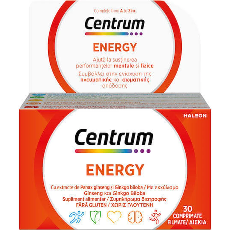 Centrum Energy Special Food Supplement 30 tabs