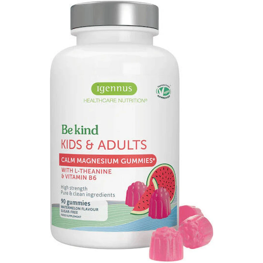 iGennus Be Kind Copii și Adulți 90 Gummies Aromă Pepene Verde