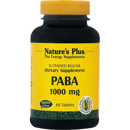 Nature's Plus Paba 1000mg Supplément Alimentaire Spécial Spécial 60 tabs