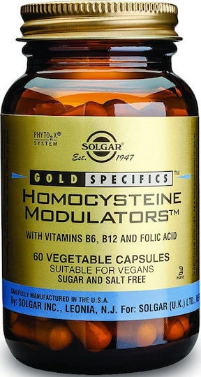 Solgar Gold Specifics Homocystein Modulatoren 60 pflanzliche Kapseln ohne Geschmacksverstärker