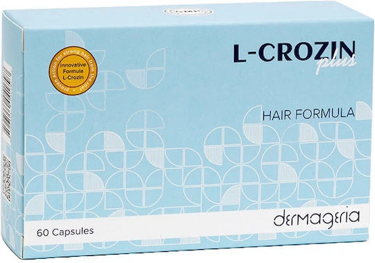 Dermageria L-Crozin Plus Hair Formula & Nail Formula Spezial-Nahrungsergänzungsmittel 60 Kapseln