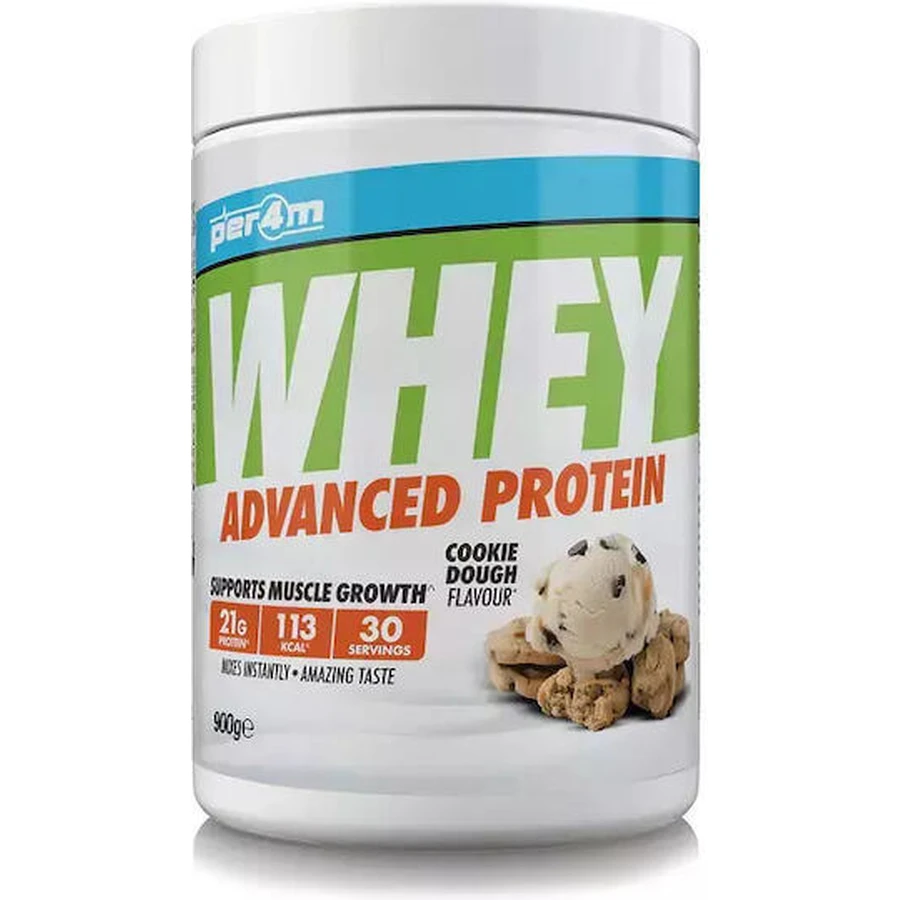 Per4m Whey Whey Advanced Protein Białko Serwatkowe o Smaku Ciasta Biszkoptowego 900gr: ceny i cechy