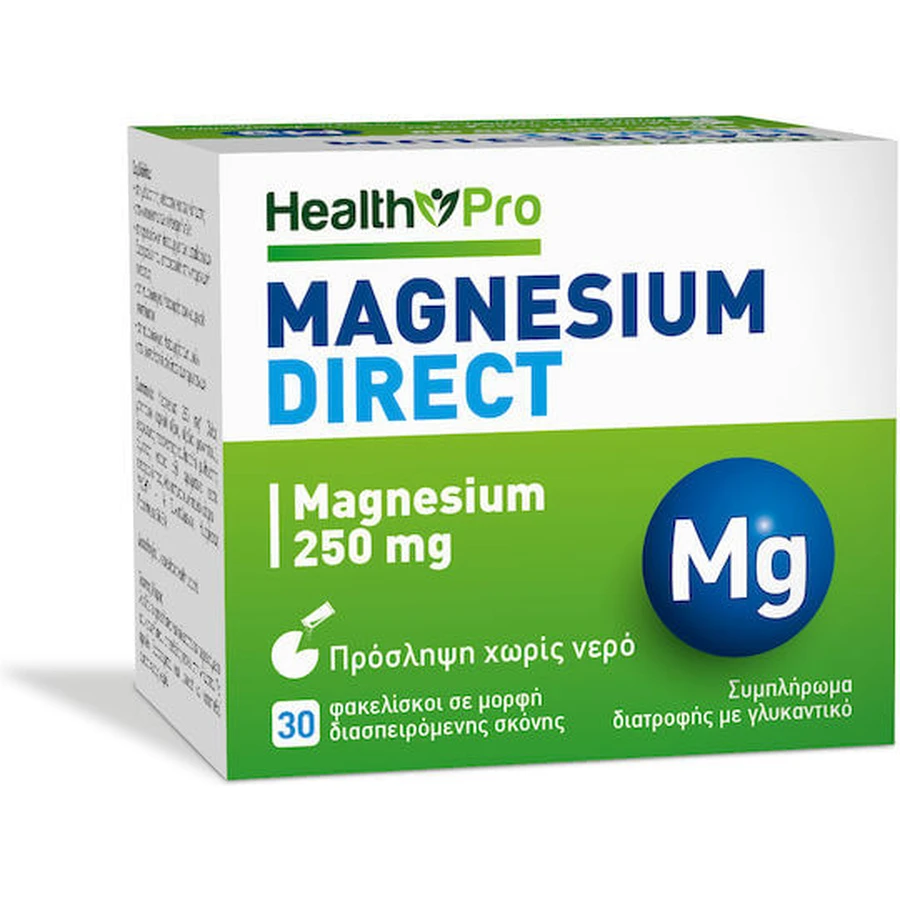 Health Pro Magnesium Direct 250mg 30 Comprimés