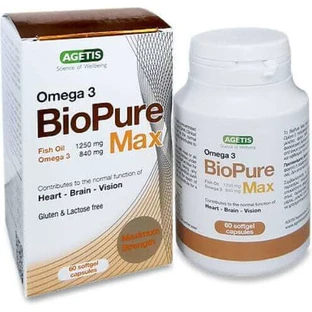 Agetis Biopure Max Visolie 60 caps Niet-gearomatiseerd