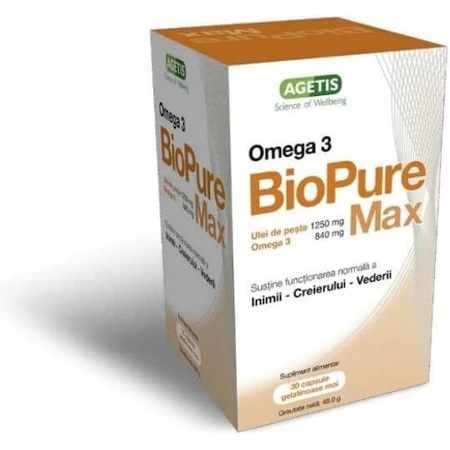 Agetis Biopure Max Visolie 60 caps Niet-gearomatiseerd
