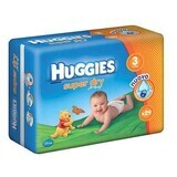 Scutece nr.3 Super Dry, 4-9 kg, 29 bucăți, Huggies