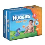 Scutece nr.4 Super Dry, 7-14 kg, 26 bucăți, Huggies