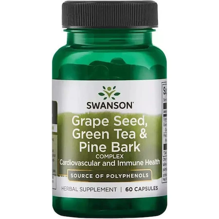 Swanson Grape Seed, Green Tea & Pine Bark Complex 60 capace