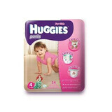 Scutece Pants - Girl, Jumbo nr 4, 9-14 kg, 34 bucăți, Huggies