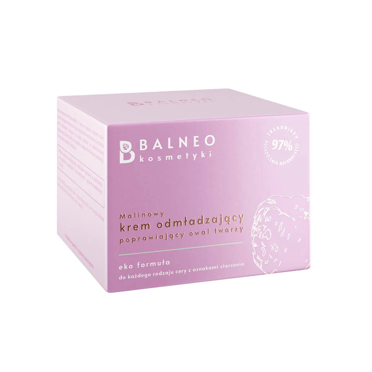Balneokosmetik, Himbeere Verjüngungscreme zur Verbesserung des Gesichtsovals, 50 ml