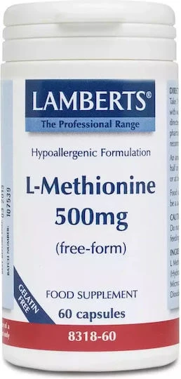 Lamberts L-Methionin 500mg 60 Kapseln