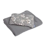 Set dormitor din bumbac Graphite Sensillo