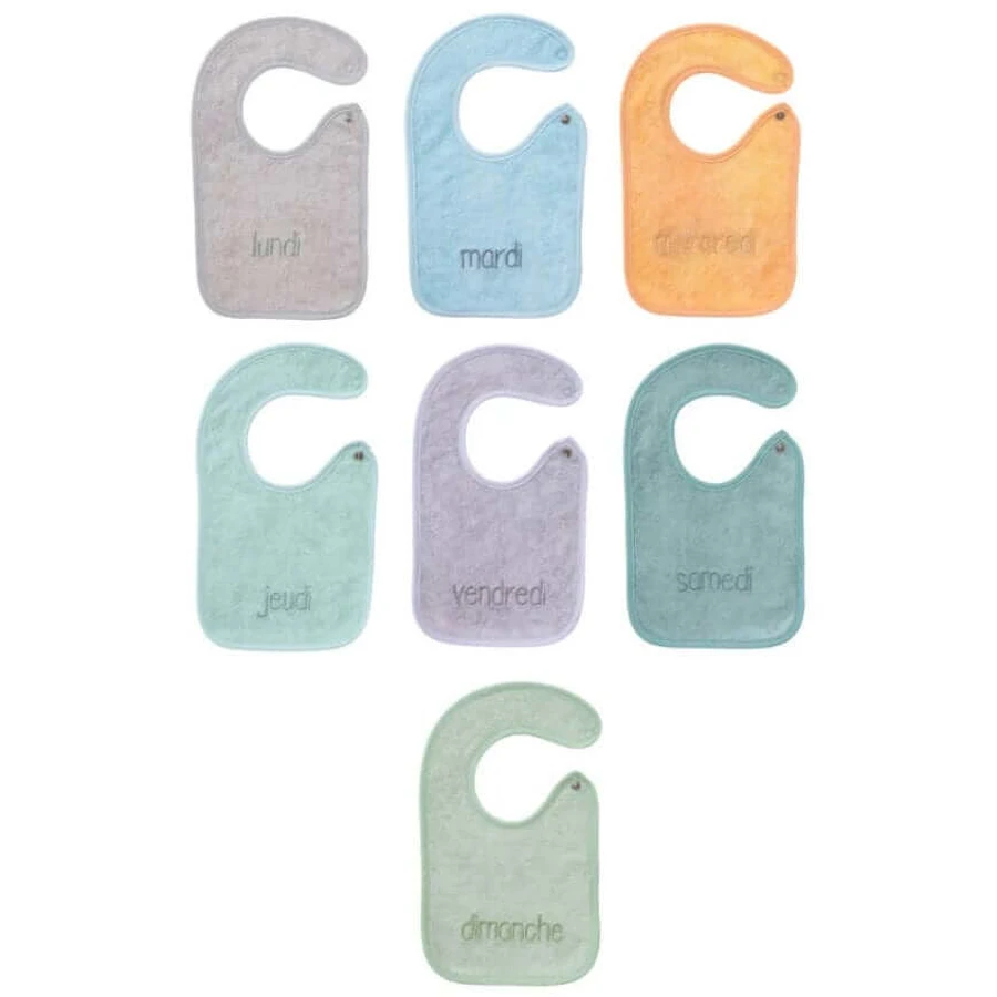Set de bavete 0+ Luni 7Pcs Babycalin