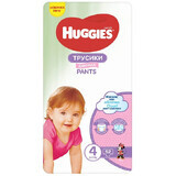 Diaper Pants Girl No. 4, 9-14 kg, 52 pieces, Huggies