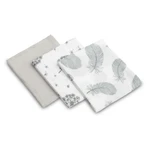 Pannolini in mussola -3 pezzi - Grigio 70X80